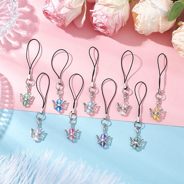 Moonstone Angel Moblie Straps