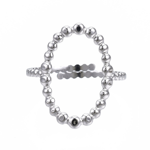 

PandaHall 304 Stainless Steel Rectangle Open Cuff Ring, Hollow Chunky Ring for Women, Stainless Steel Color, US Size 7(17.3mm) 304 Stainless...