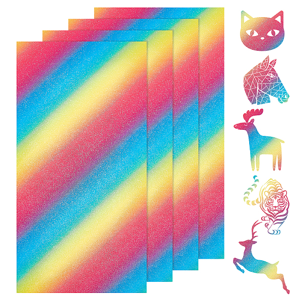 

PandaHall Self-Adhesive Vinyl Picture Stickers Label Stickers, for Cup, Suitcase, Planner and Refigerator Decor, Rectangle with Diagonal...