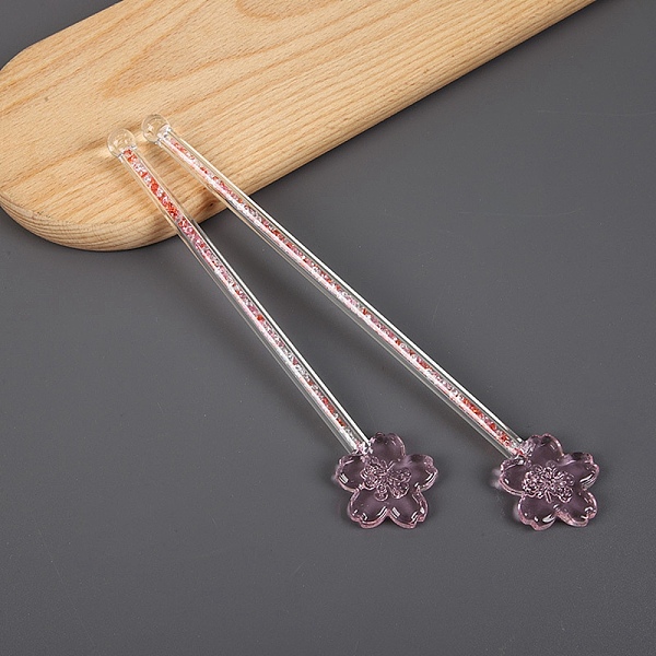 

PandaHall Glass Candle Stirring Rod, Flower, 160mm Glass Flower
