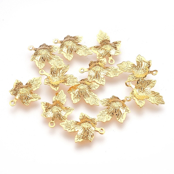 

PandaHall Autumn Theme Ion Plating(IP) 304 Stainless Steel Pendants, Maple Leaf Charm, Golden, 15x11.5x2mm, Hole: 1mm 304 Stainless Steel...