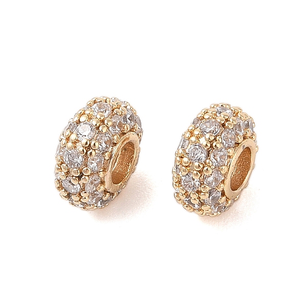 Brass Micro Pave Cl… - image