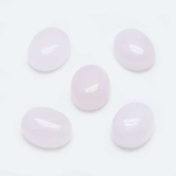 

PandaHall Natural Rose Quartz Cabochons, Oval, 10x8x4mm Rose Quartz Oval