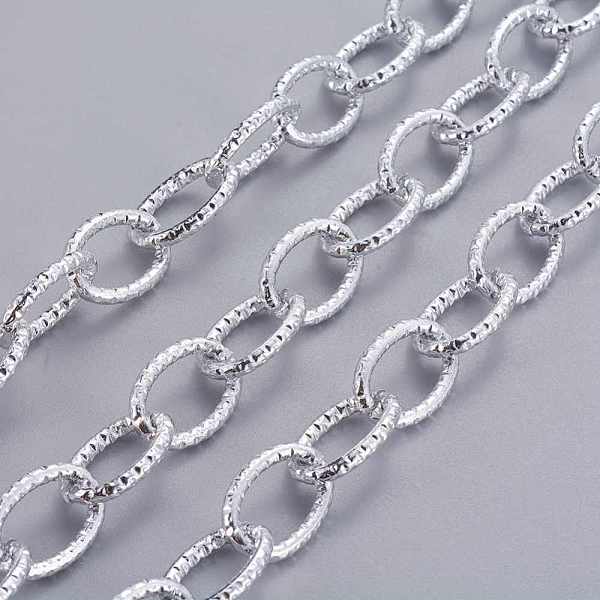 Platinum Plated Aluminum Cable Chains