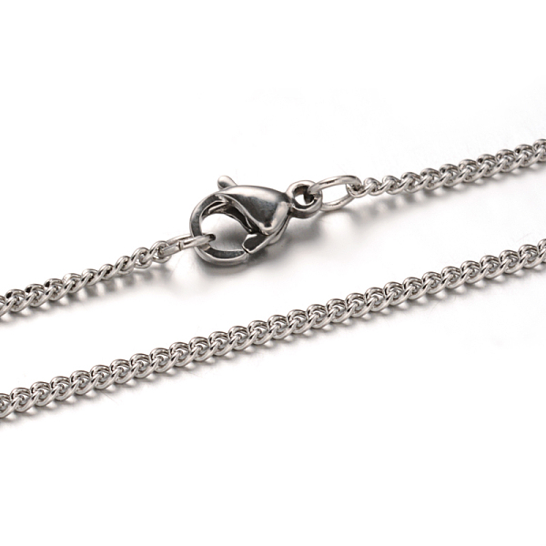 

PandaHall 304 Stainless Steel Twisted Chain Necklaces, with Lobster Claw Clasps, Stainless Steel Color, 19.6 inch(50cm), 2mm 304 Stainless...