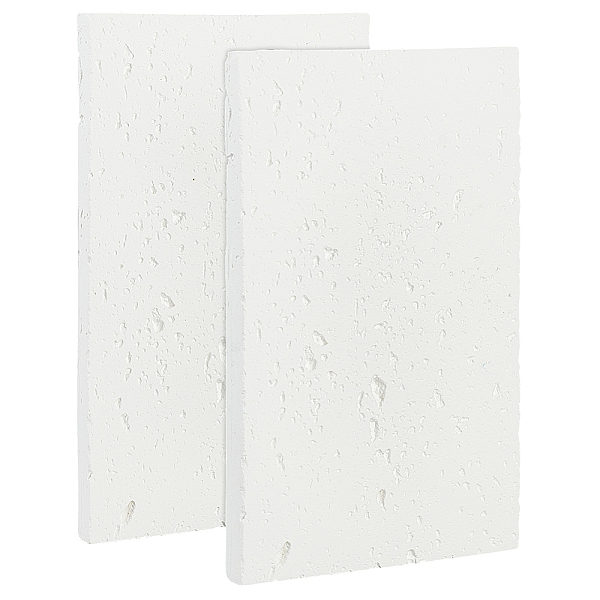 

PandaHall FINGERINSPIRE 2 Pcs White Gesso Photo Props Ornaments 3.8x5.8x0.5 inch Rectangle Jewelry Cosmetics Decorative Display Plate...