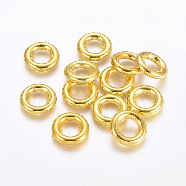 

PandaHall CCB Plastic Linking Rings, Golden, 15.5x3mm, Inner Diameter: 8mm Plastic Ring
