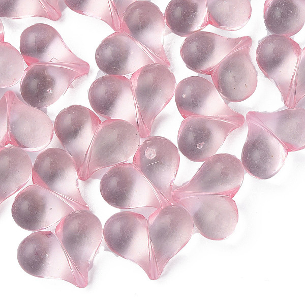 

PandaHall Transparent Acrylic Beads, Heart, Pink, 17.5x22x10mm, Hole: 1.4mm, about 260pcs/500g Acrylic Heart Pink