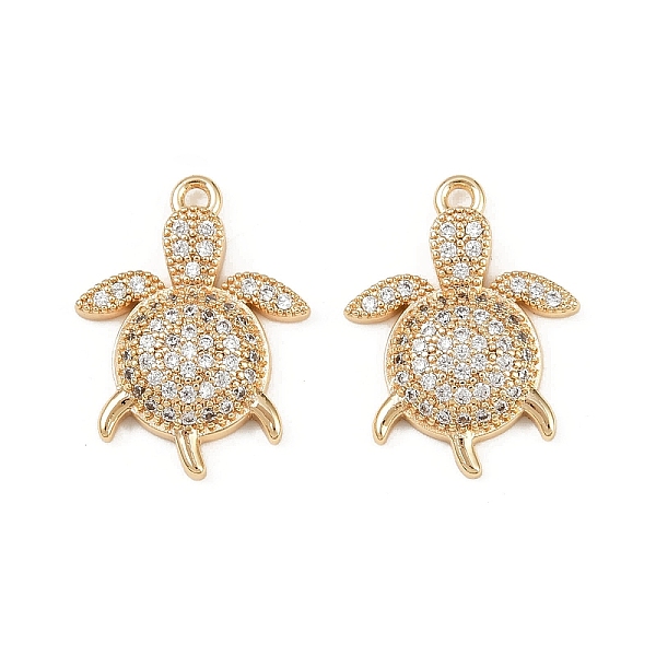 Brass Micro Pave Cl… - image