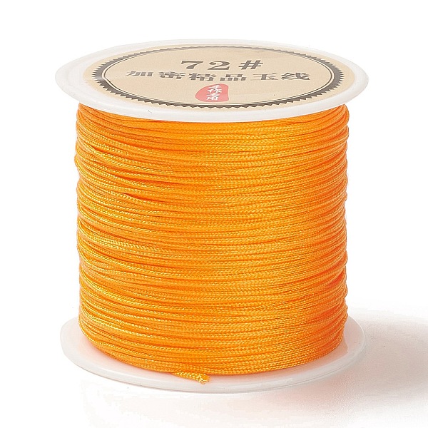

PandaHall 50 Yards Nylon Chinese Knot Cord, Nylon Jewelry Cord for Jewelry Making, Orange, 0.8mm Nylon Orange