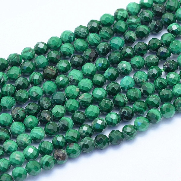 Natural Malachite Beads Strands