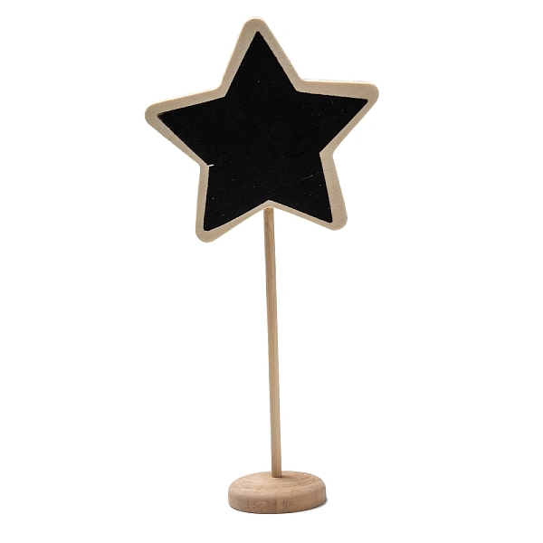 

PandaHall Star Boxwood Mini Chalkboard Signs, with Support Easels, for Wedding & Birthday Party Decoration, BurlyWood, 17.9x8.6x0.5cm..., Orange