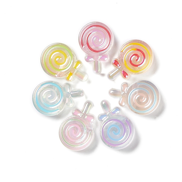 UV Plating Transparent Acrylic Beads