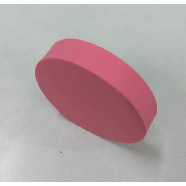 

PandaHall Rubber Stamps, Flat Round, Pale Violet Red, 10mm, 50mm Synthetic Rubber Pink