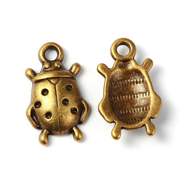 

PandaHall Tibetan Style Alloy Pendants, Ladybug, Antique Bronze, Lead Free & Cadmium Free & Nickel Free, 17.5x11x4mm, Hole: 2mm Alloy...