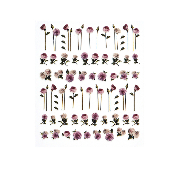 

PandaHall Watermark Slider Gel Nail Art, 3D Flower/Fruit/Animal Nail Design Manicure Tips, for Women Girls Manicure Nail Art Decoration...