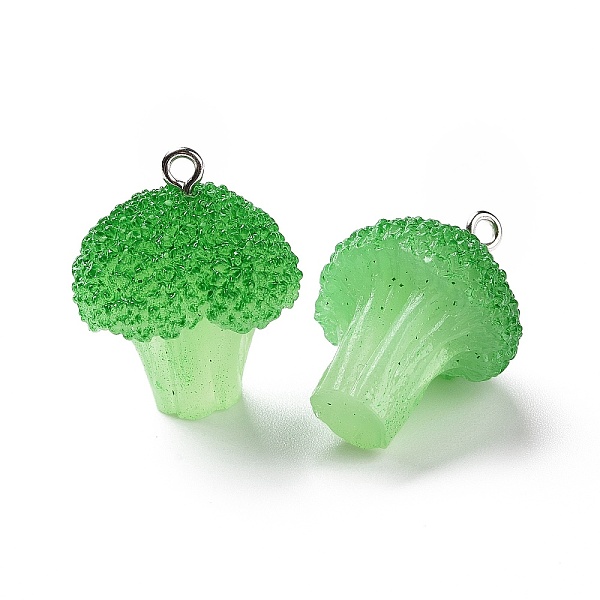 不透明樹脂野菜ペンダント