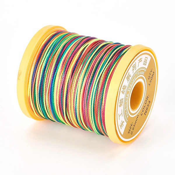 

PandaHall Round Waxed Polyester Cord, Micro Macrame Cord, Leather Sewing Thread, for Bracelets Jewelry Making, Beading Crafting Macrame...