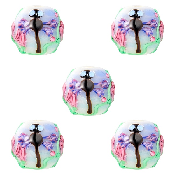5Pcs Handmade Lampwork Beads