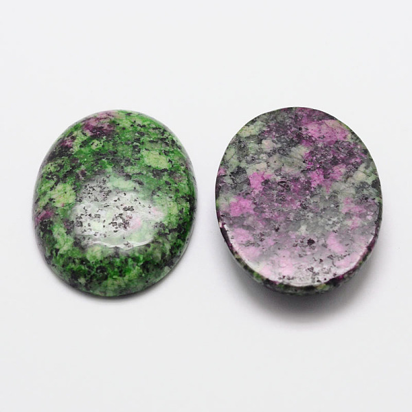 

PandaHall Oval Natural Ruby in Zoisite Cabochons, 14x10x4.5mm Ruby in Zoisite Oval