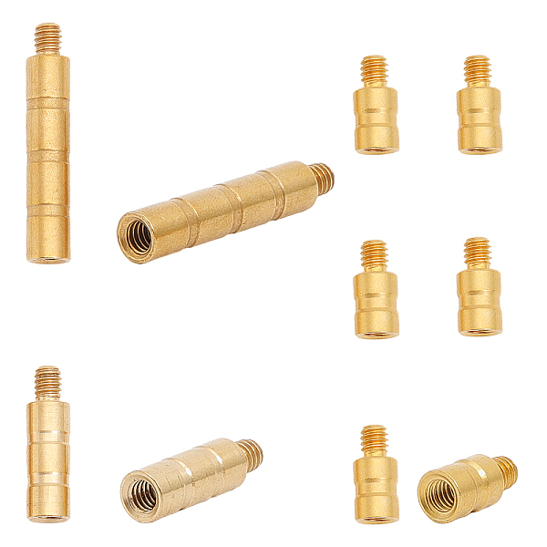 

PandaHall CHGCRAFT 10Pcs 3 Style Darts Weight Adjuster, 25Gr Arrow Point Arrowheads Connector, Brass Weight Screw Point Insert, Golden...