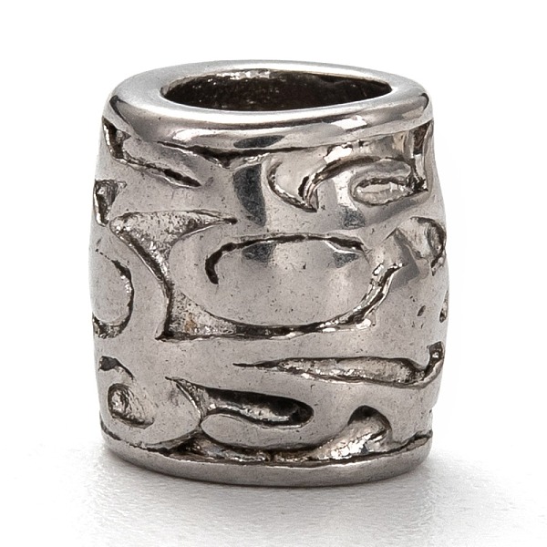 

PandaHall 304 Stainless Steel European Beads, Large Hole Beads, Column, Stainless Steel Color, 9.5x8.5mm, Hole: 5mm 304 Stainless Steel...