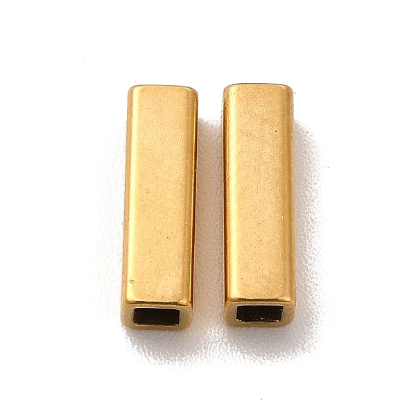 

PandaHall Ion Plating(IP) 304 Stainless Steel Beads, Rectangle, Real 18K Gold Plated, 10x3x3mm, Hole: 1.8x1.8mm 304 Stainless Steel...