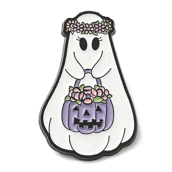 

PandaHall Halloween Theme Ghost Enamel Pin, Electrophoresis Black Zinc Alloy Brooch for Backpack Clothes, Pumpkin, 30.5x20x1.5mm...