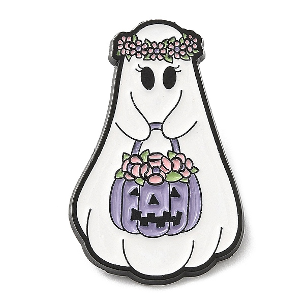 Halloween-Motiv Geister-Emaille-Pin