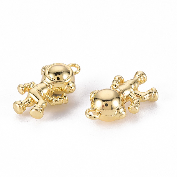 

PandaHall Rack Plating Alloy Pendants, Cadmium Free & Lead Free, Spaceman, Light Gold, 18.5x11x7mm, Hole: 1.6mm Alloy Human