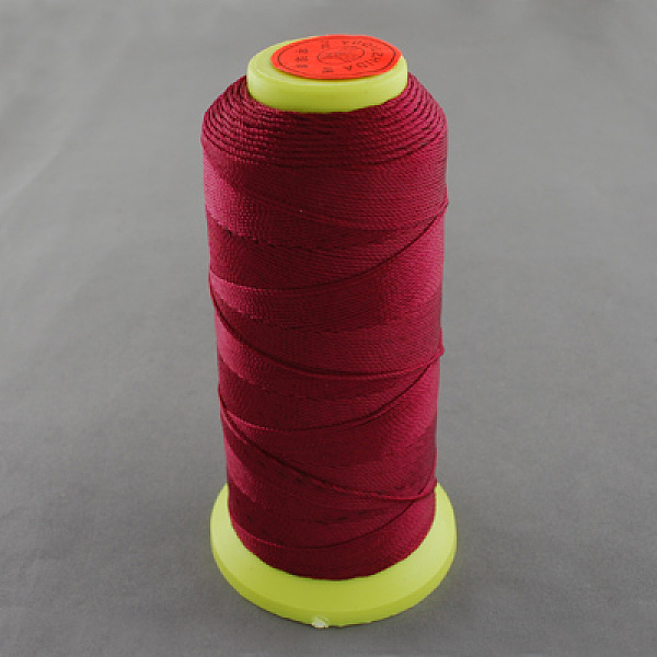 

PandaHall Nylon Sewing Thread, FireBrick, 0.2mm, about 800m/roll Nylon Red
