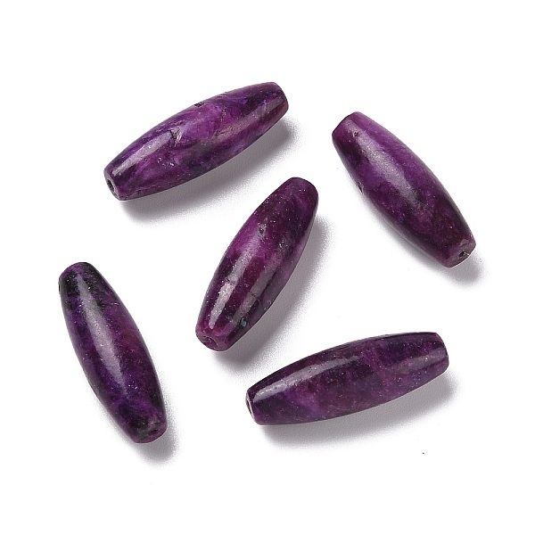 

PandaHall Natural Kunzite Beads, Drum, 35~36x12mm, Hole: 1.4~1.6mm Kunzite Drum