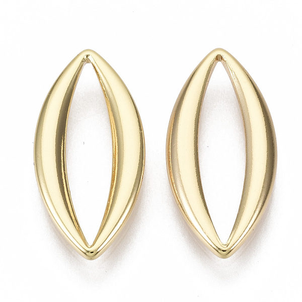 

PandaHall Brass Linking Rings, Horse Eye, Nickel Free, Real 18K Gold Plated, 18x8.5x2mm, Inner Diameter: 13.5x3.5mm Brass Horse Eye