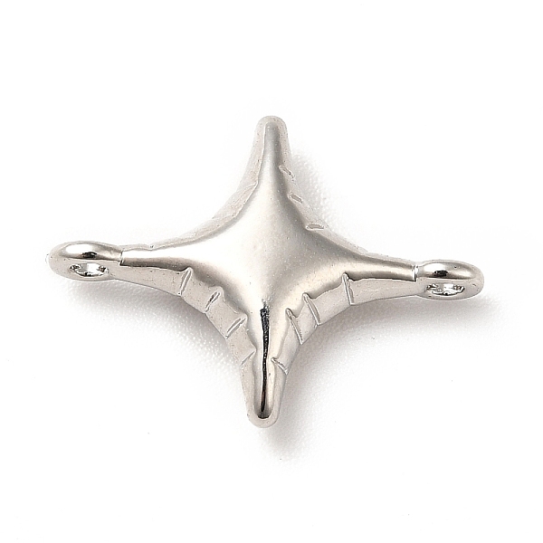 

PandaHall Rack Plating Alloy Connector Charms, Star Links, Cadmium Free & Lead Free, Stainless Steel Color, 14x19x5mm, Hole: 1.4mm Alloy...
