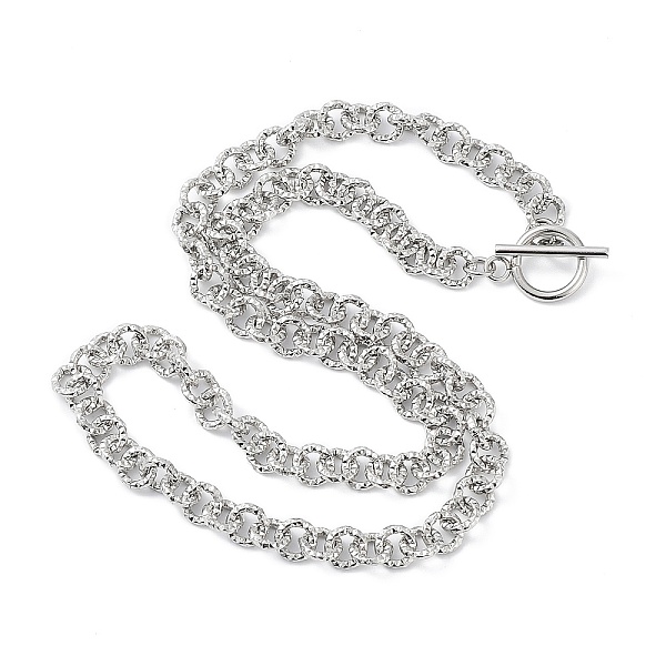 

PandaHall 304 Stainless Steel Rolo Chain Necklace, Stainless Steel Color, 19.92 inch(50.6cm) 304 Stainless Steel