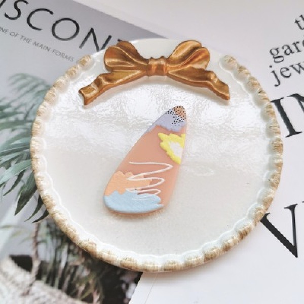 

PandaHall Resin Pendants, Teardrop, Colorful, 49x23mm Resin Teardrop