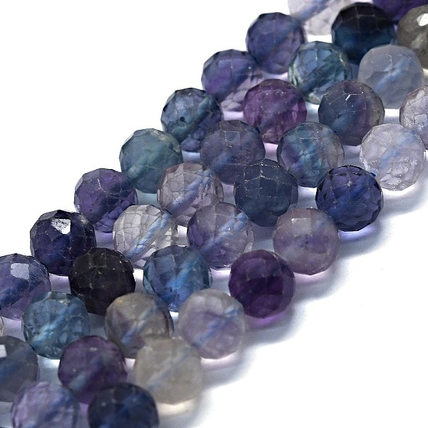 

PandaHall Natural Fluorite Beads Strands, Faceted(64 Facets), Round, 6mm, Hole: 0.8mm, about 62~67pcs/strand, 15.16~15.55 inch(38.5~39.5cm)...