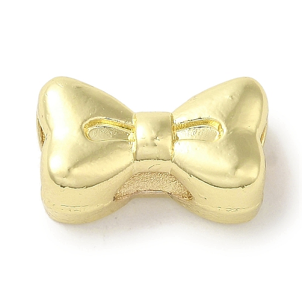 

PandaHall Rack Plating Alloy Beads, Cadmium Free & Nickel Free & Lead Free, Bowknot, Golden, 9x15.5x7mm, Hole: 6x4mm Alloy Bowknot