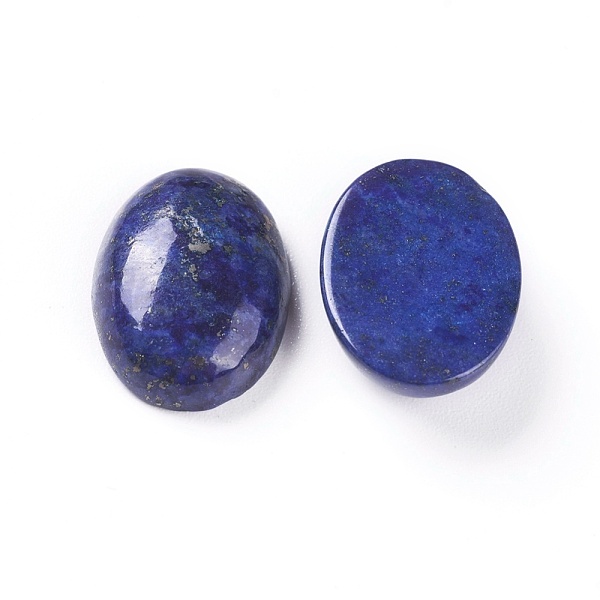 

PandaHall Natural Lapis Lazuli Cabochons, Oval, Dyed, 16x12x5~6mm Lapis Lazuli Oval