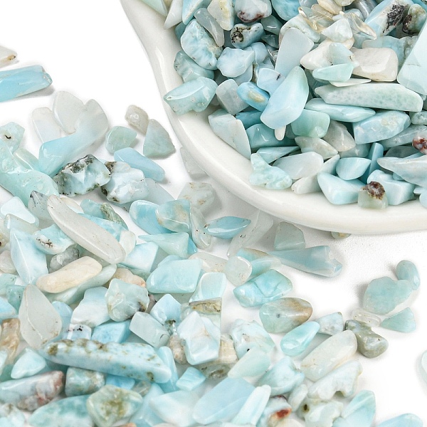 Natural Larimar Bea… - image