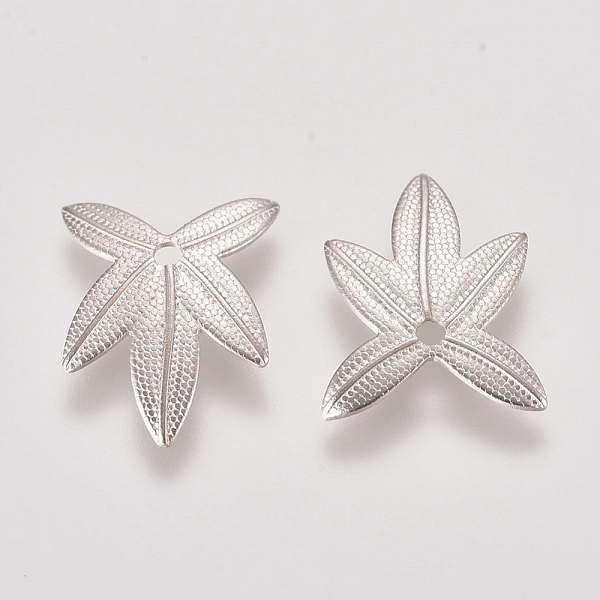 

PandaHall Autumn Theme Brass Filigree Pendants, Maple Leaf Charms, Platinum, 14.5x11x1mm, Hole: 1.4mm Brass Leaf