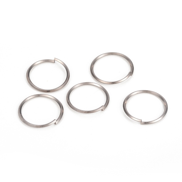 

PandaHall 304 Stainless Steel Jump Ring, Open Jump Rings, Stainless Steel Color, 12 Gauge, 25.5x2mm, Inner Diameter: 22mm 304 Stainless...