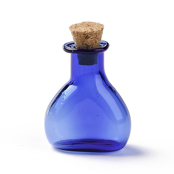 

PandaHall Miniature Glass Bottles, with Cork Stoppers, Empty Wishing Bottles, for Dollhouse Accessories, Jewelry Making, Medium Blue...