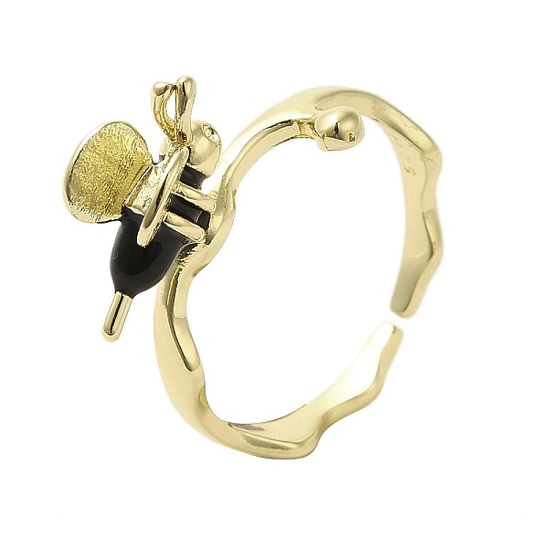 Enamel Bee Finger Rings