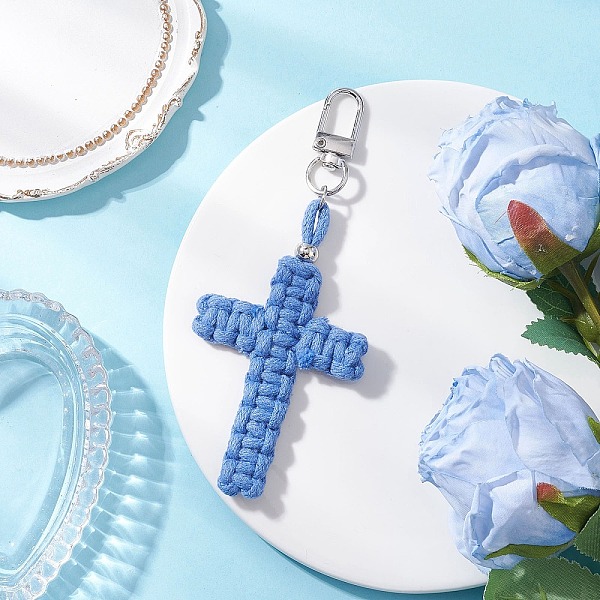 Cross Cotton Threads Pendants Decorations