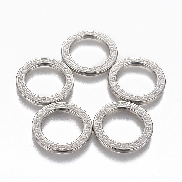 

PandaHall 304 Stainless Steel Linking Rings, Ring, Stainless Steel Color, 22.5x1.5mm, Inner Diameter: 15.5mm 304 Stainless Steel Ring