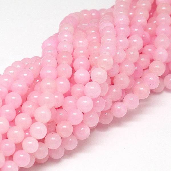 

PandaHall Natural Yellow Jade Beads Strands, Round, Dyed, Hot Pink, about 6mm in diameter, hole: 1mm, about 68 pcs/strand, 16 inch Yellow...