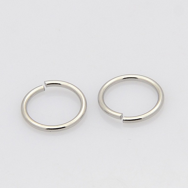 

PandaHall 304 Stainless Steel Open Jump Rings Jump Rings, Stainless Steel Color, 6x0.9mm, Inner Diameter: 4.2mm 304 Stainless Steel Ring