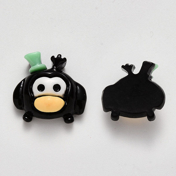 

PandaHall Resin Cabochons, Monkey, Black, 19.5x20x9mm Resin Monkey Black