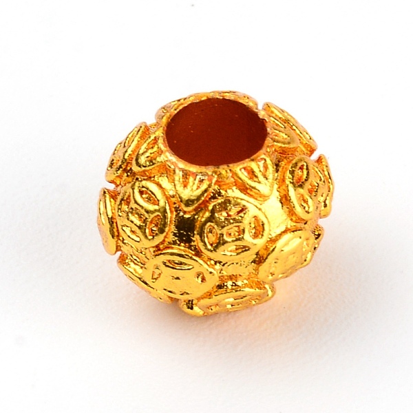 

PandaHall Alloy Beads, Oval, Golden, 11.5x9.5mm, Hole: 4.5mm Alloy Oval